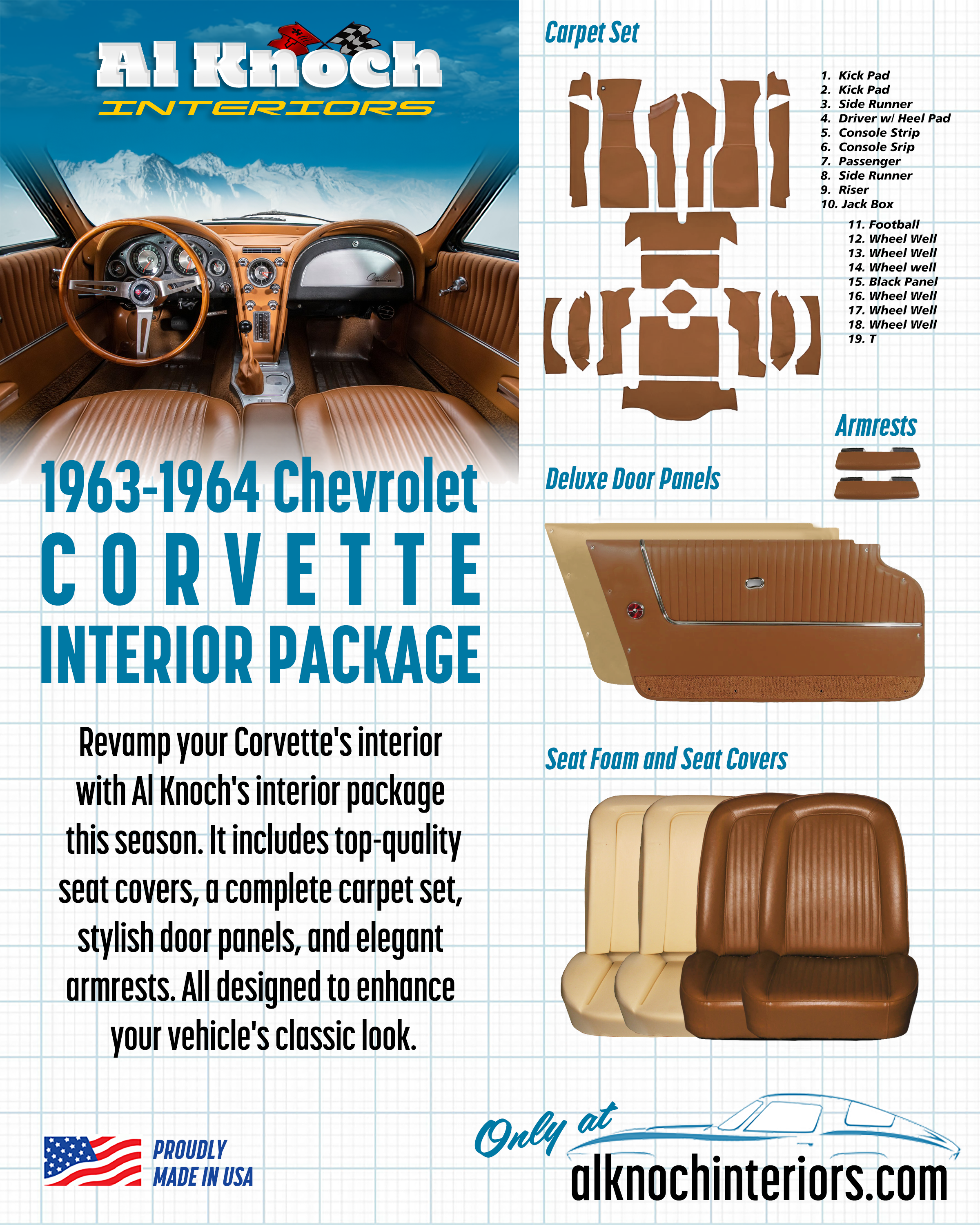 63-64 Corvette Interior Package
