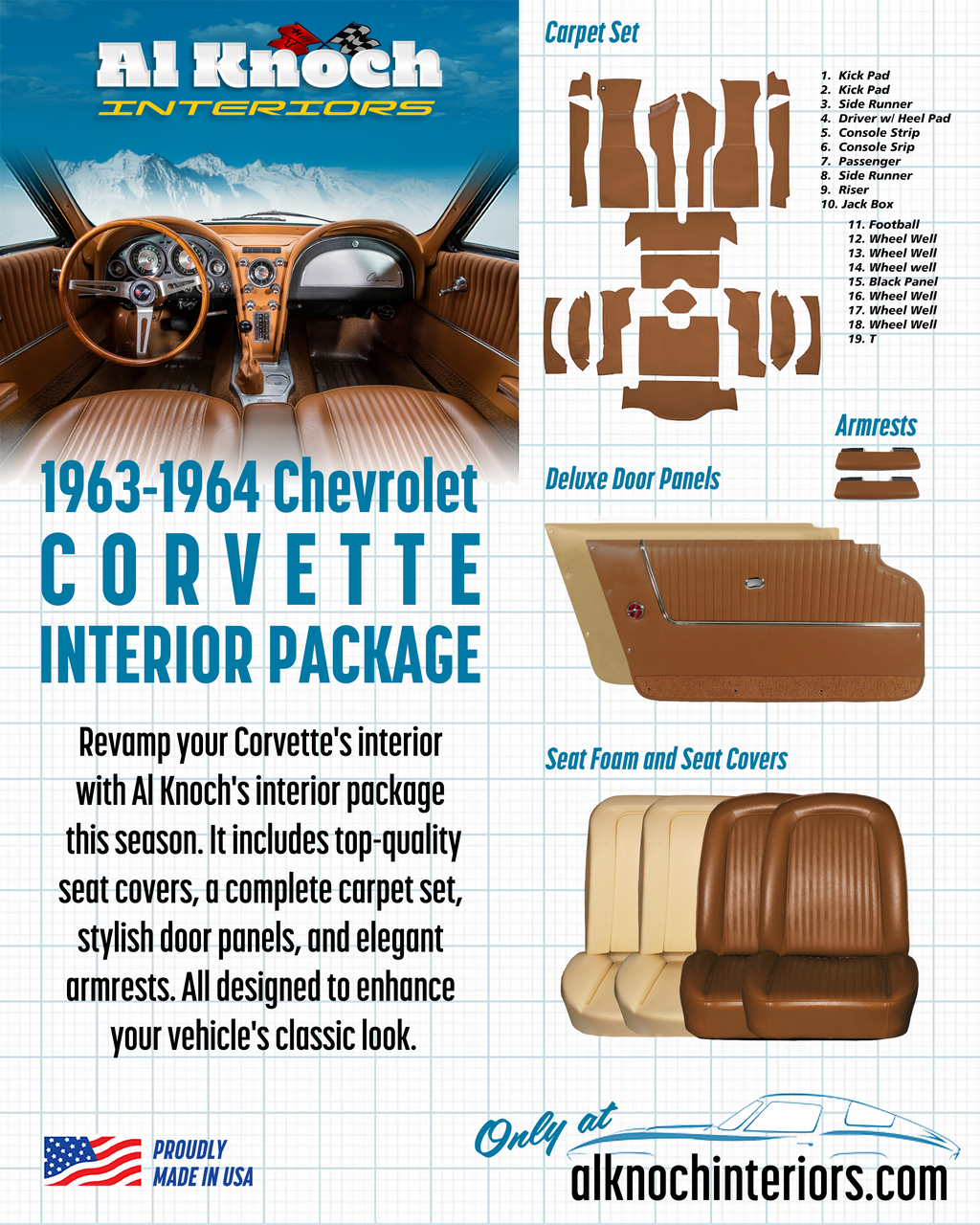 63-64 Corvette Interior Package