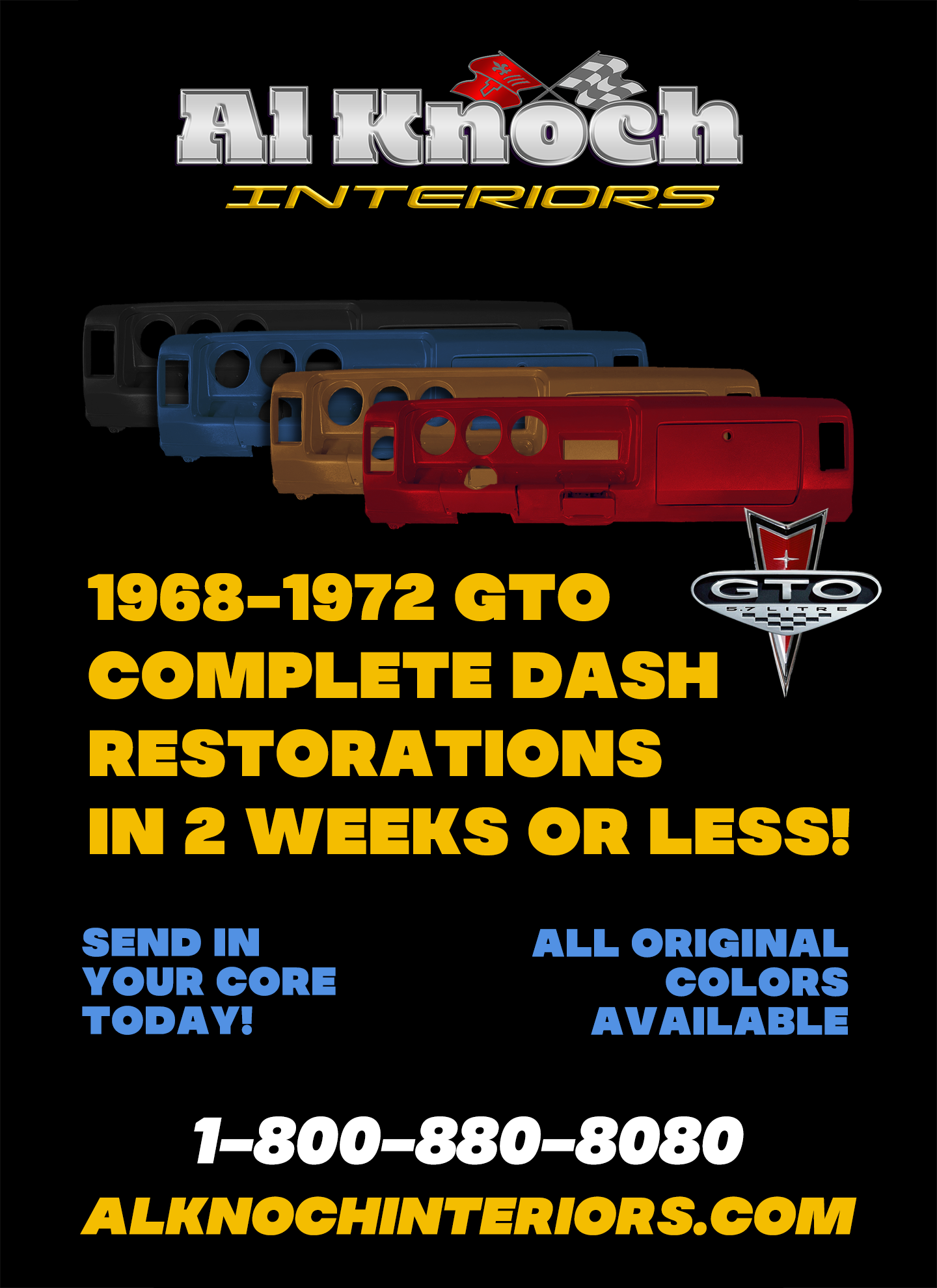 GTO Dash Restorations