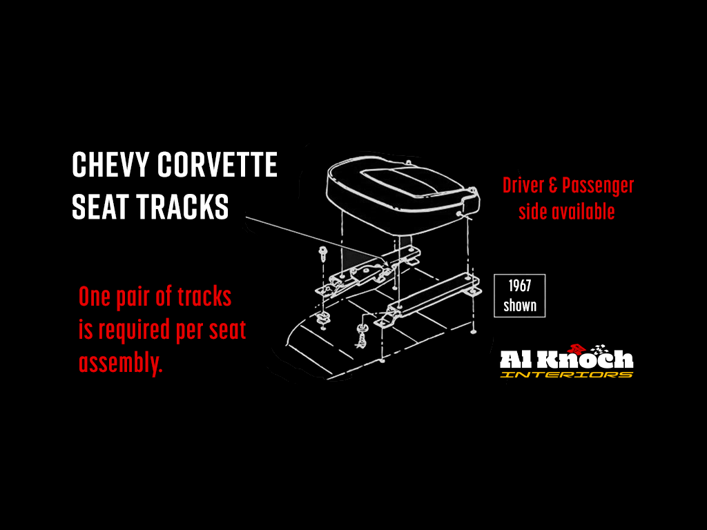 1967 Chevrolet Corvette Seat Tracks