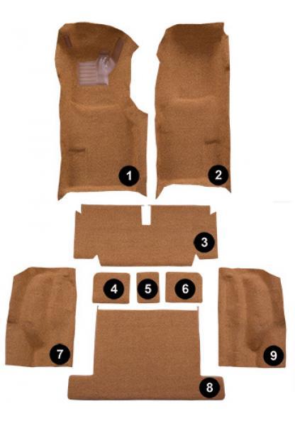 1969 Chevrolet Corvette Convertible 80/20 Carpet Set