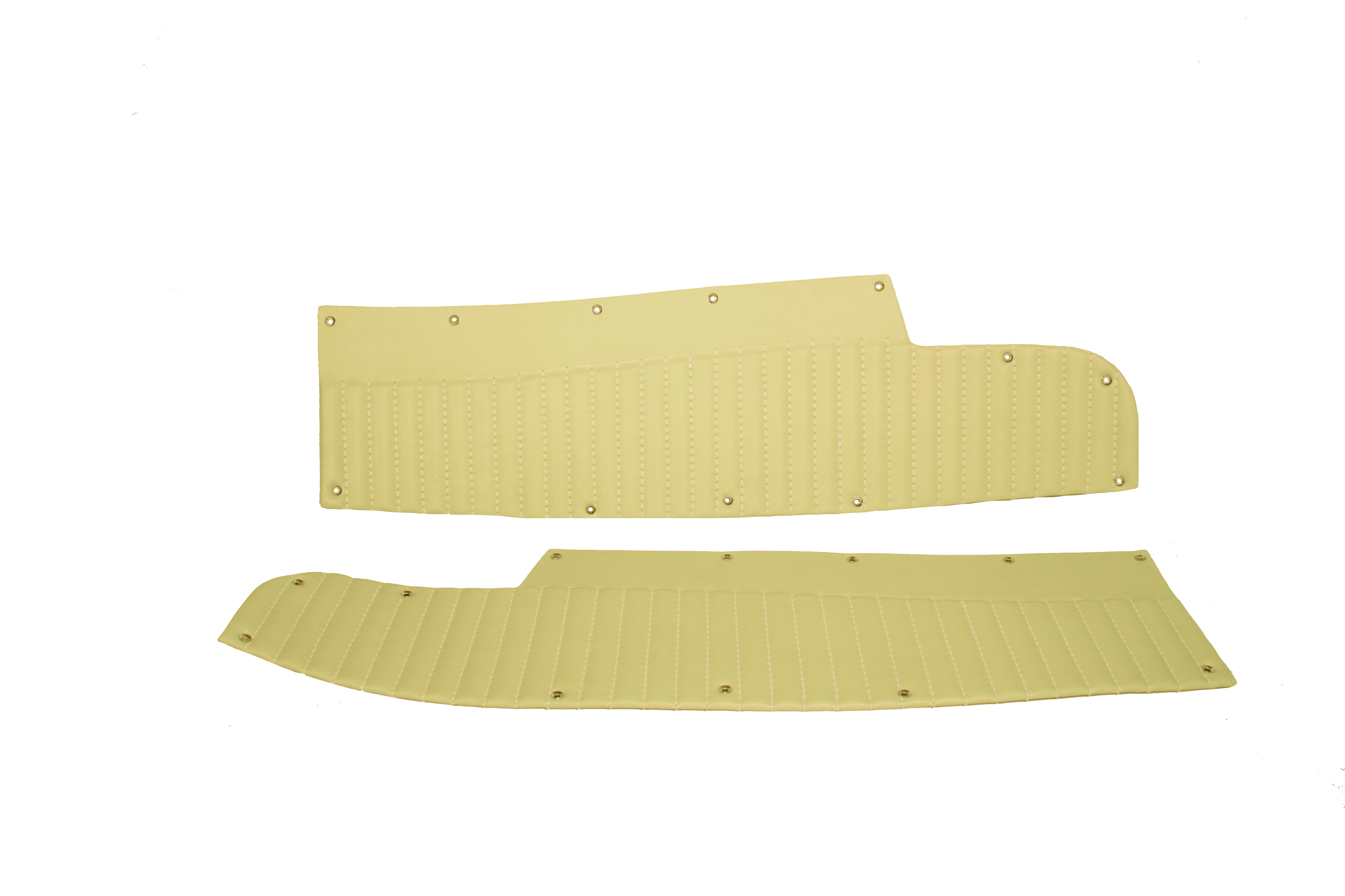 1953-1955 Covered Upper Cardboards with Stitching & Grommets pr