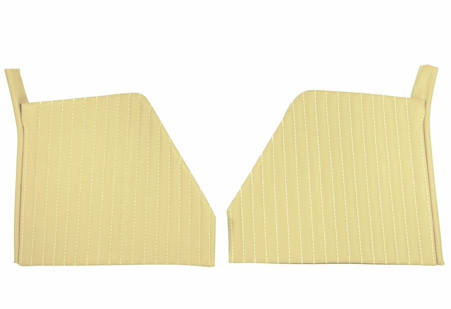 1953-1955 Chevrolet Corvette Kick Panels w/ Stitch