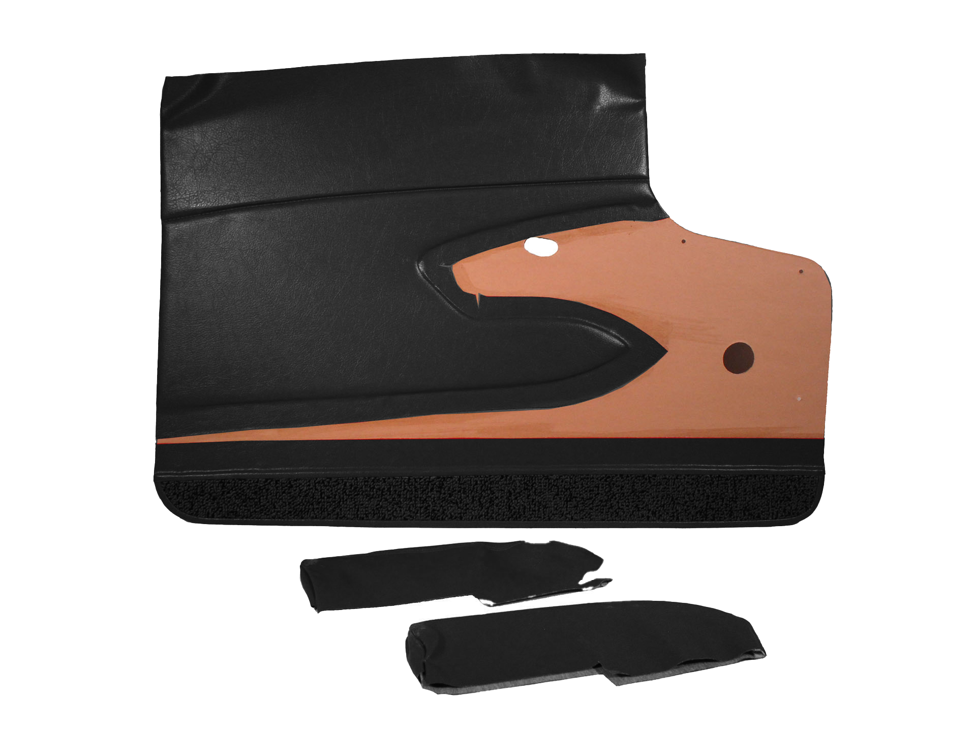 1961 Chevrolet Corvette Door Panels wo/ Upper Metals