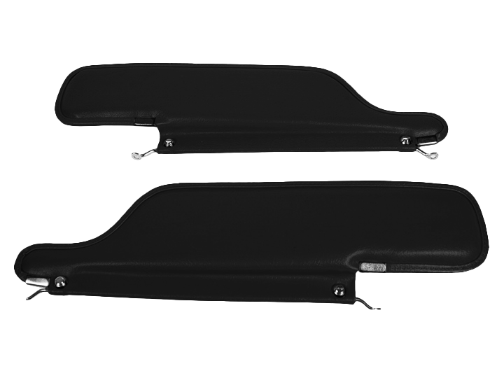 1963-1964 Chevrolet Corvette Convertible Visors With Hardware