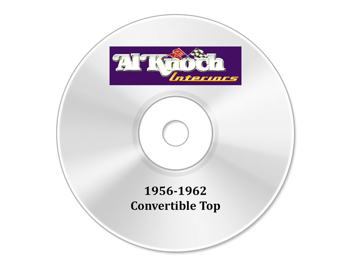 1956-1962 CHEVROLET CORVETTE-CONVERTIBLE TOP INSTALLATION DVD