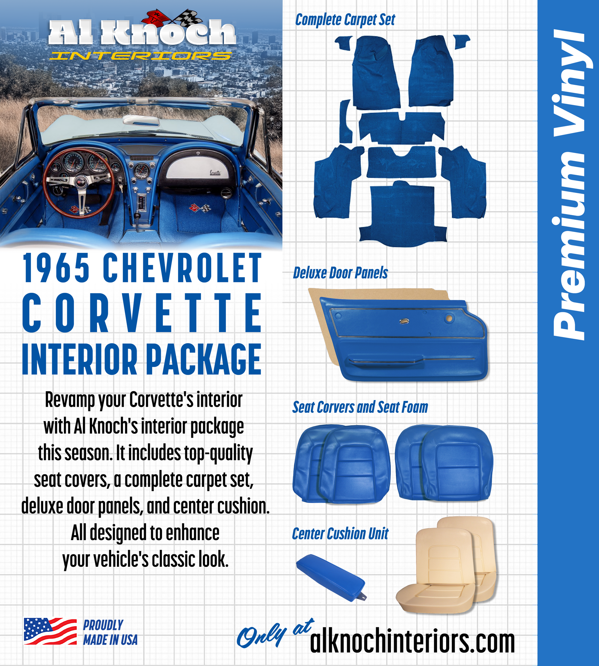 1965-1966 Chevrolet Corvette Vinyl Interior Package