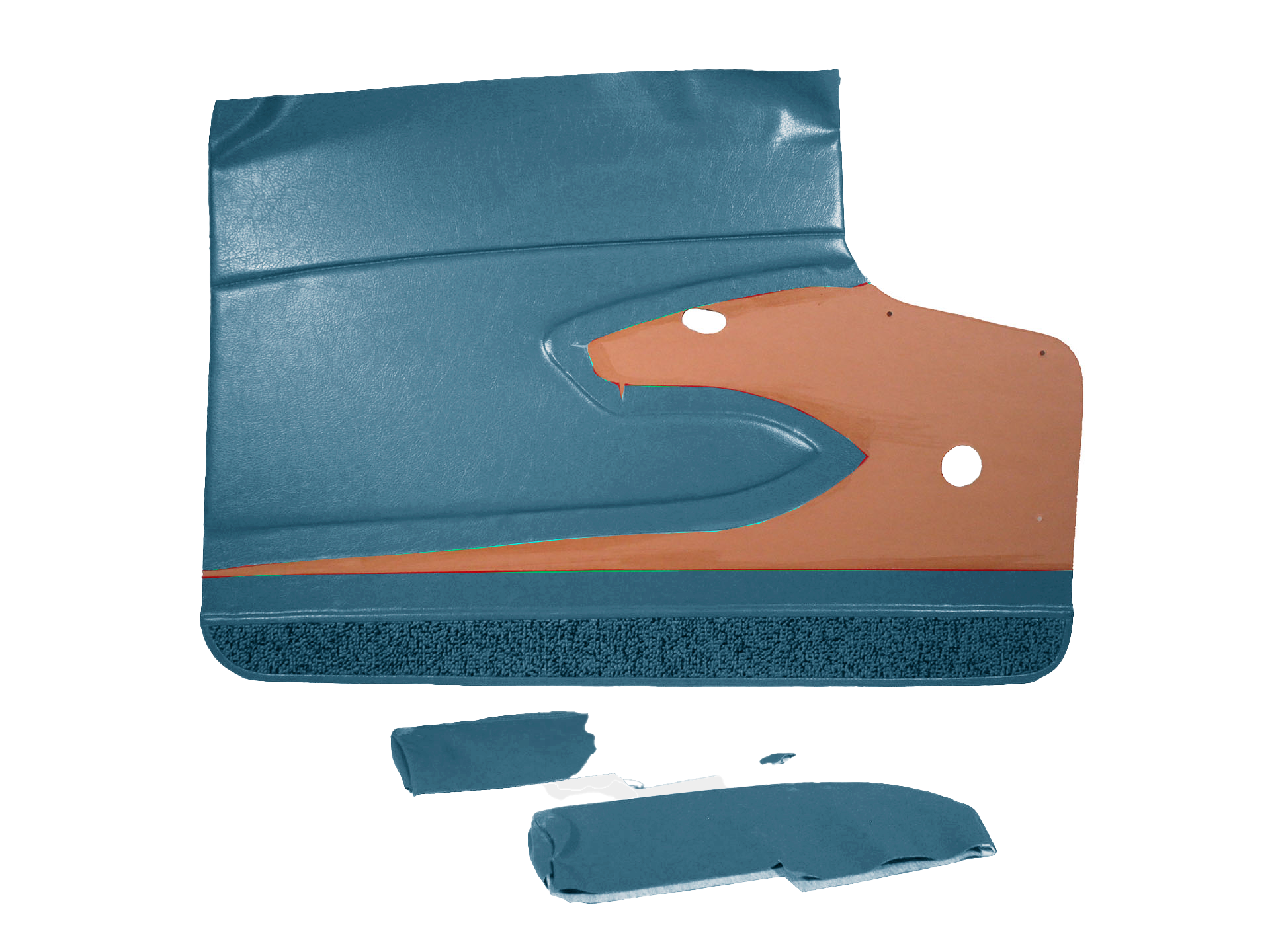 1961 Chevrolet Corvette Door Panels wo/ Upper Metals