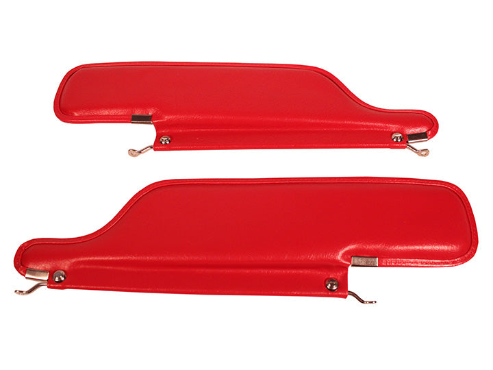 1963-1964 Chevrolet Corvette Convertible Visors w/ Hardware Installed