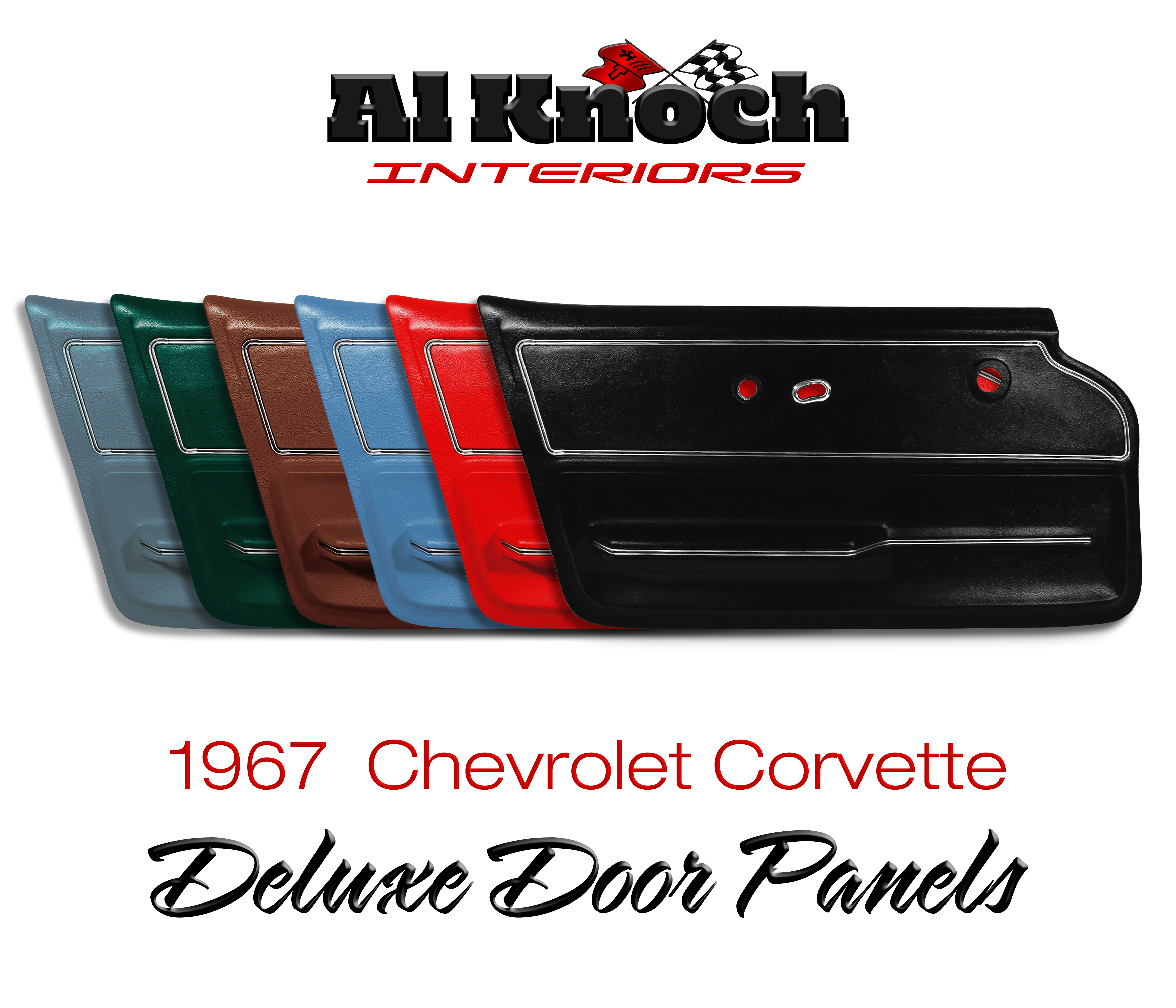 1967 CHEVROLET CORVETTE DELUXE DOOR PANELS