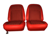 1969 CHEVROLET CAMARO COUPE HOUNDSTOOTH DELUXE SEAT COVERS FRONTS