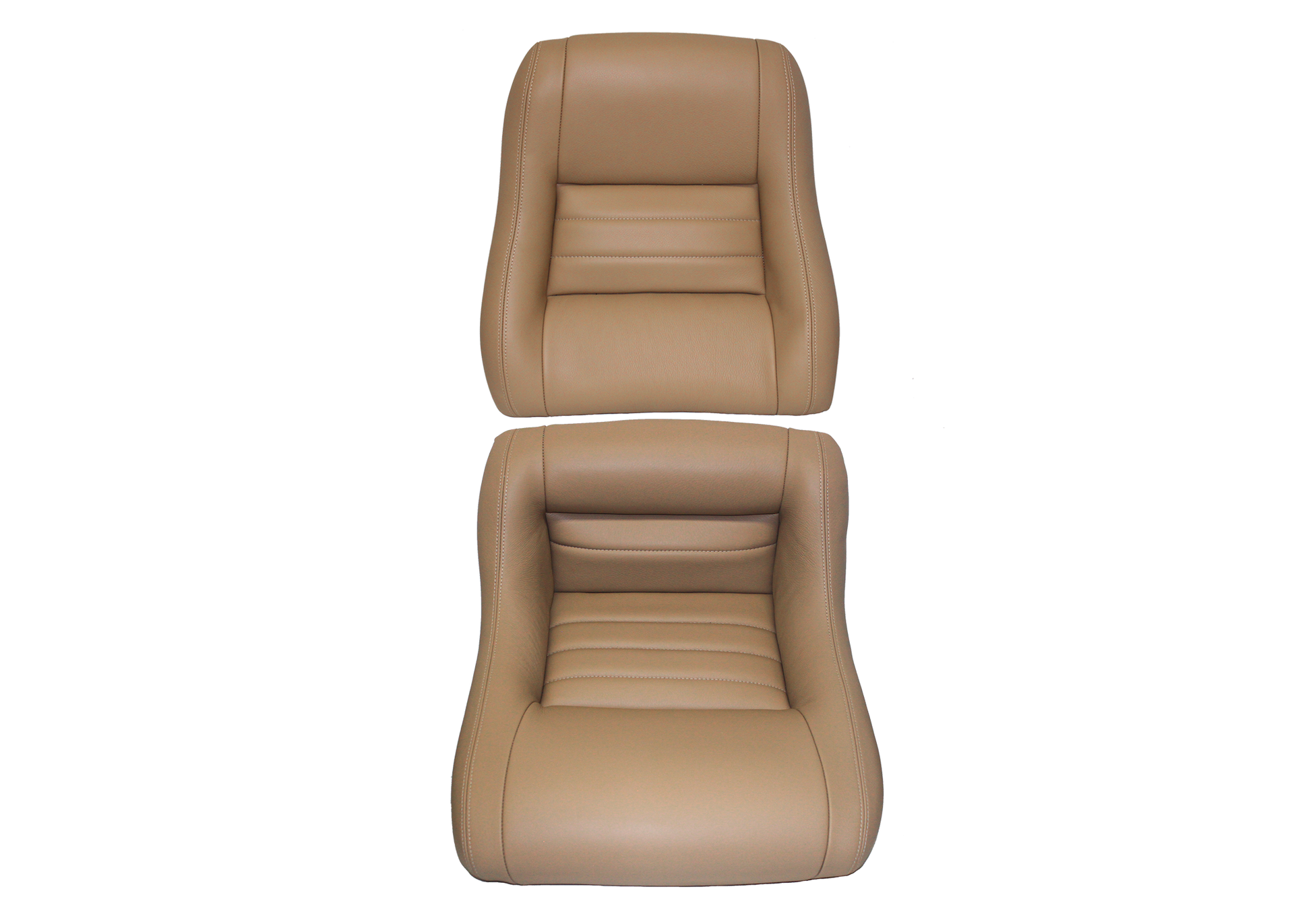 1979 1982 Chevrolet Corvette Leather Seat Covers on Foam