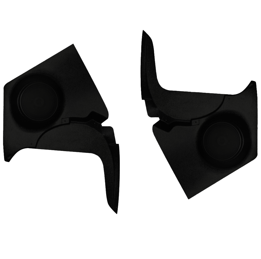 1958-1962 Chevrolet Corvette Leather Kick Panels with Speaker Hole