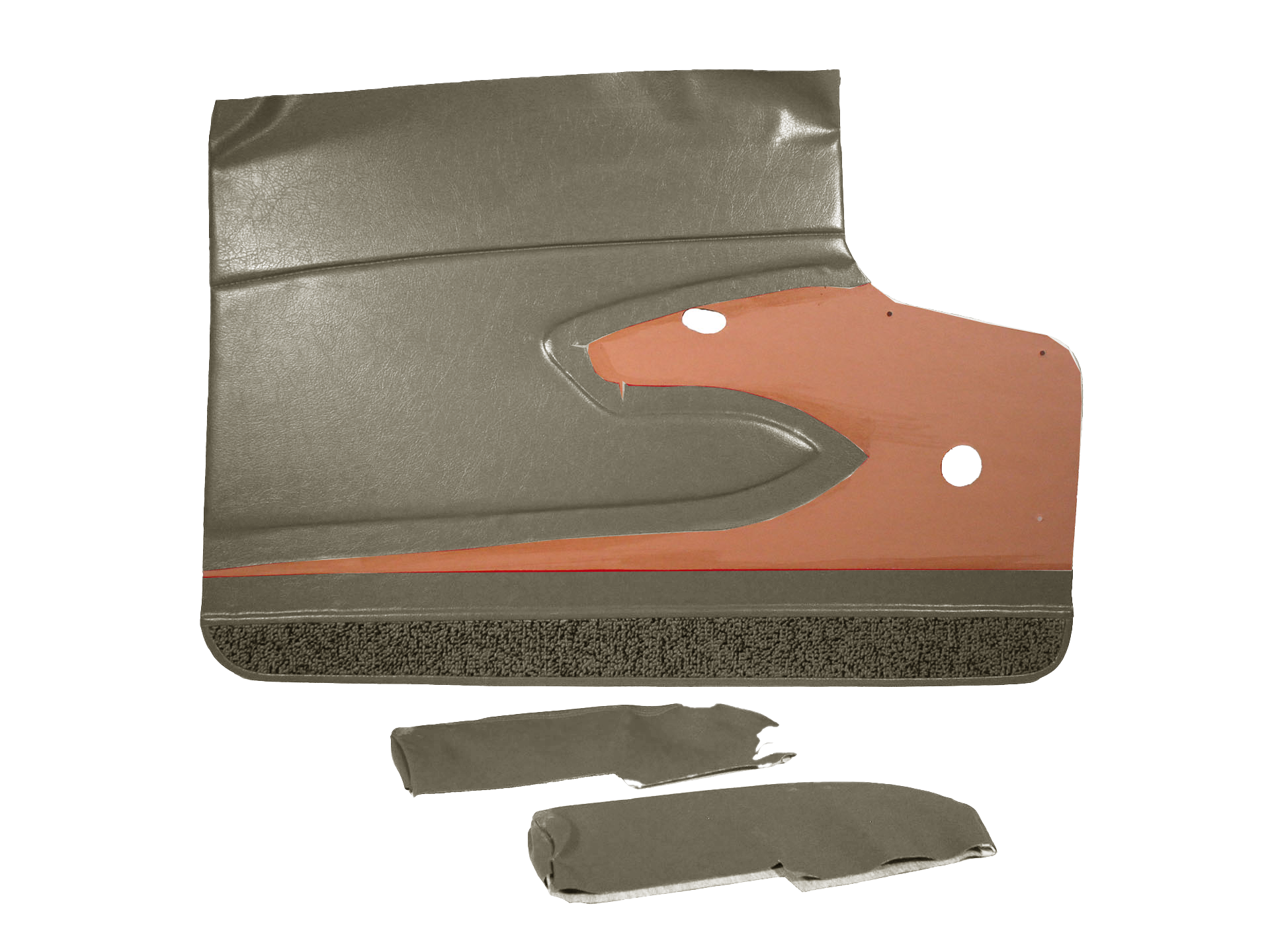 1961 Chevrolet Corvette Door Panels wo/ Upper Metals