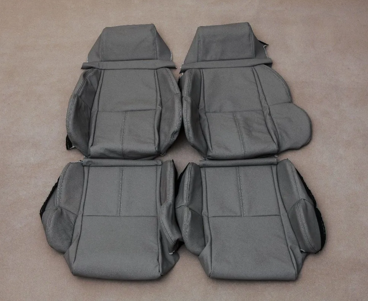 1989-1990 CHEVROLET CORVETTE STANDARD LEATHER SEAT COVERS