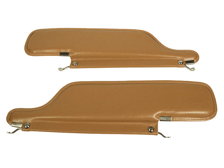 1963-1964 Chevrolet Corvette Convertible Visors With Hardware