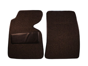 1959-1962 CHEVROLET CORVETTE TUXEDO FLOOR MATS PR